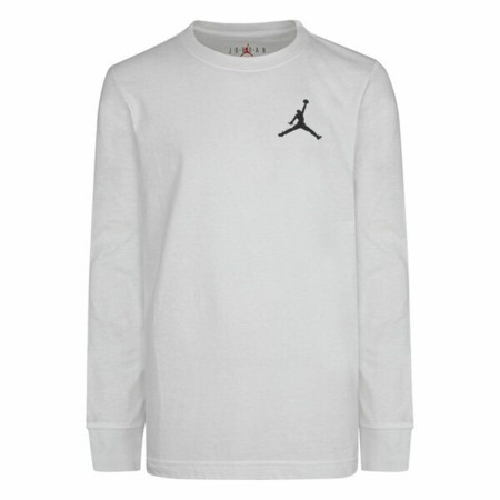 Maglia a Maniche Lunghe per Bambini Nike Jumpman Air Bianco