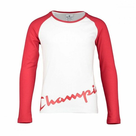 Maglia a Maniche Lunghe per Bambini Champion Bianco