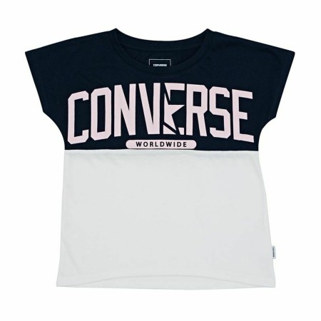 Maglia a Maniche Corte per Bambini Converse Worldwide Blu scuro