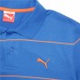 Polo a Maniche Corte Uomo Puma Jacquard Azzurro