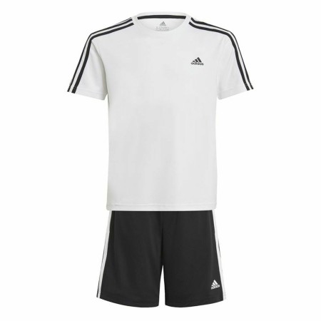 Completo Sportivo per Bambini Adidas Designed 2 Move Bianco