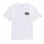 Maglia a Maniche Corte per Bambini Vans Global Stack Po-B Bianco