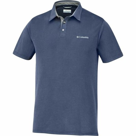 Polo a Maniche Corte Uomo Columbia Nelson Point™ Azzurro