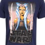 Maglia a Maniche Corte Star Wars White Blades Azzurro Unisex