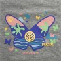 Maglia a Maniche Corte per Bambini Rox Butterfly Grigio chiaro