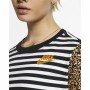 Maglia a Maniche Lunghe Donna Nike Animal Print