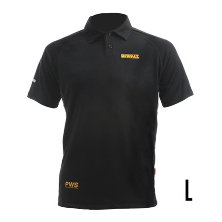 Polo a Maniche Corte Dewalt L Nero