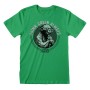 Maglia a Maniche Corte Star Wars Yoda Think Green Verde Unisex