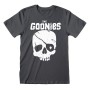 Maglia a Maniche Corte The Goonies Skull & Logo Grafite Unisex