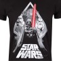 Maglia a Maniche Corte Star Wars Galaxy Portal Nero Unisex